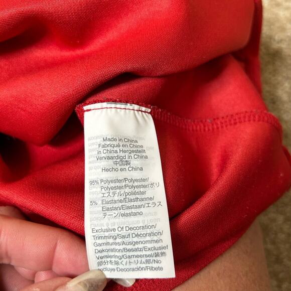 Madewell Texture & Thread Crepe Wrap Blouse Women’s Size SM brick burnt orange - Picture 5 of 8